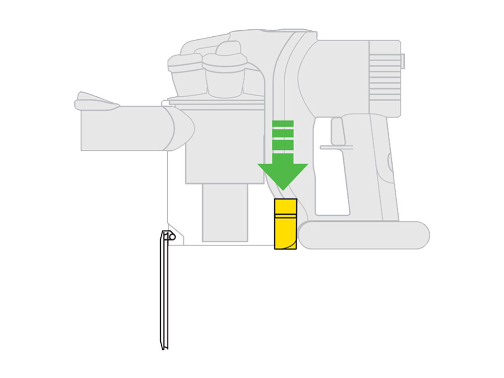 Image showing how to empty the bin.